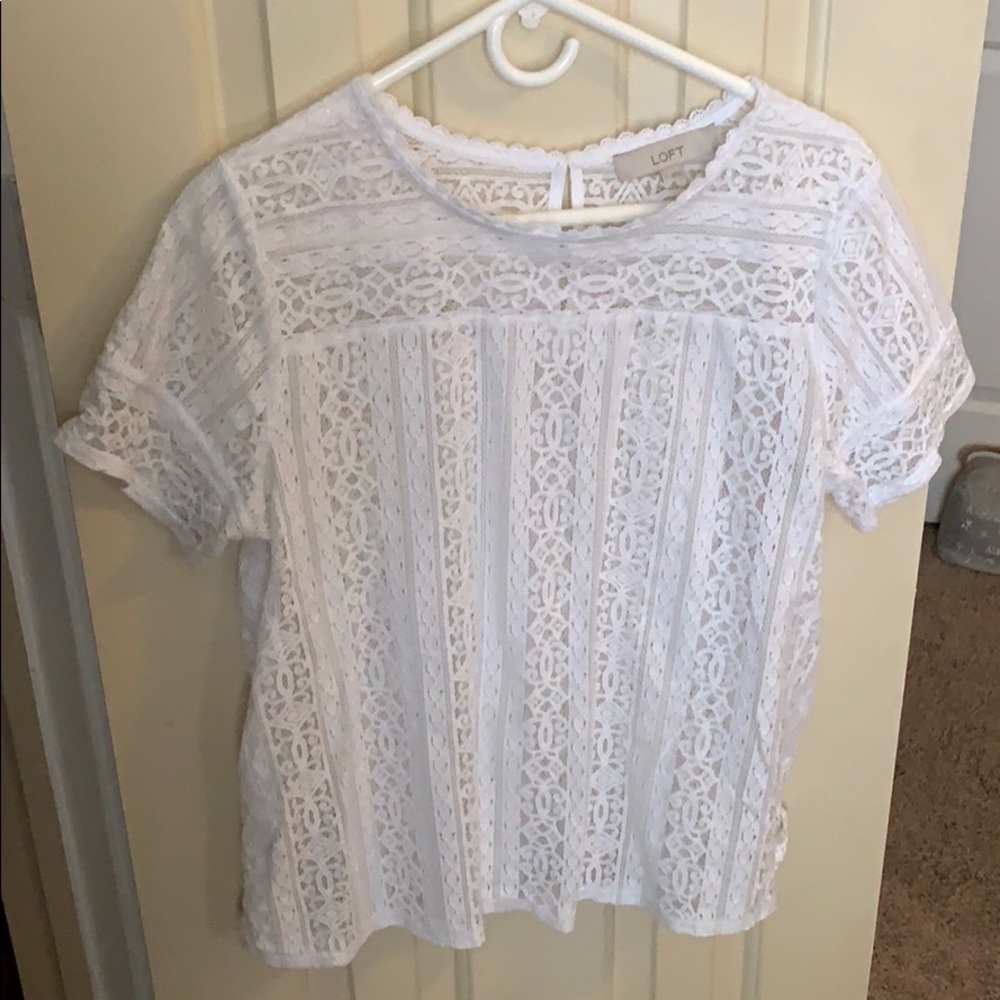 Loft lace shirt